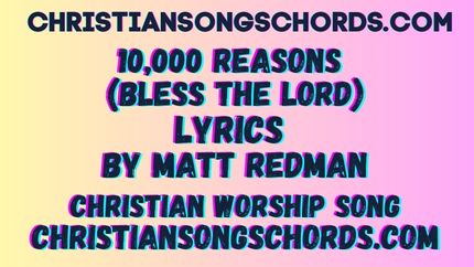 10000 reasons lyrics